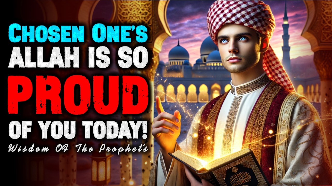 Chosen Ones, ALLAH Said You Made Me So Proud of You Today | ISLAM