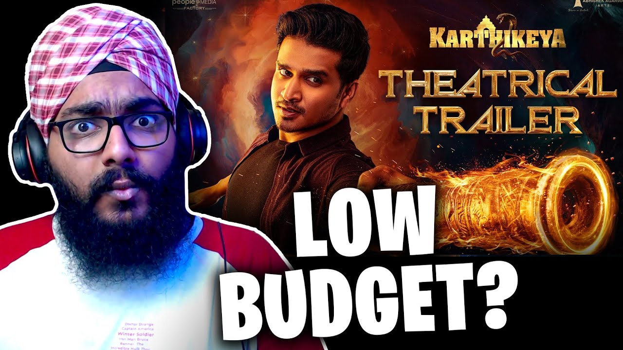 Karthikeya 2 Trailer REACTION | Nikhil, Anupama, Anupam Kher | Chandoo Mondeti