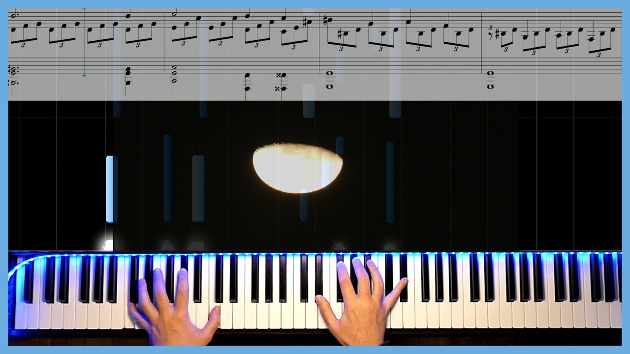CLARO DE LUNA (Moonlight Sonata) - BEETHOVEN