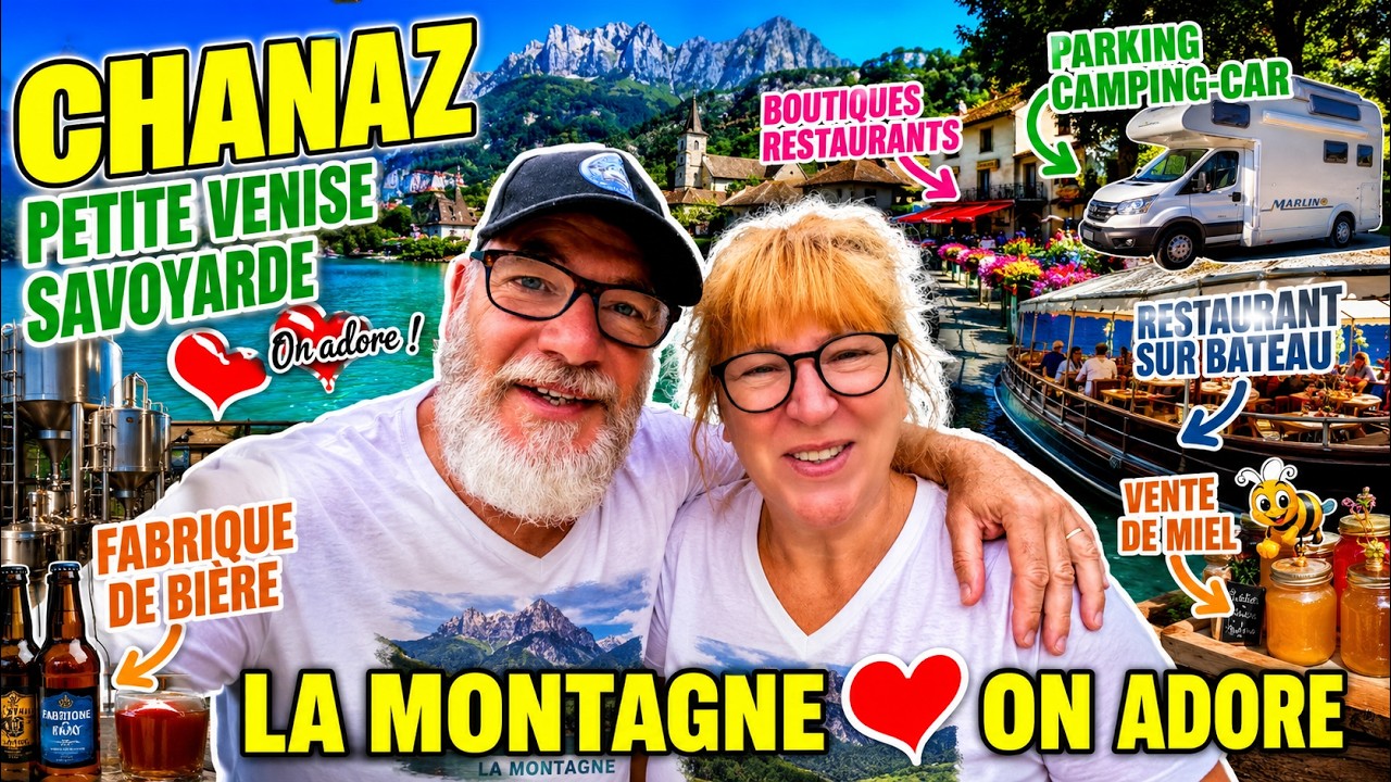 CHANAZ : Petite Venise de Savoie. #vanlife #campingcar #savoie