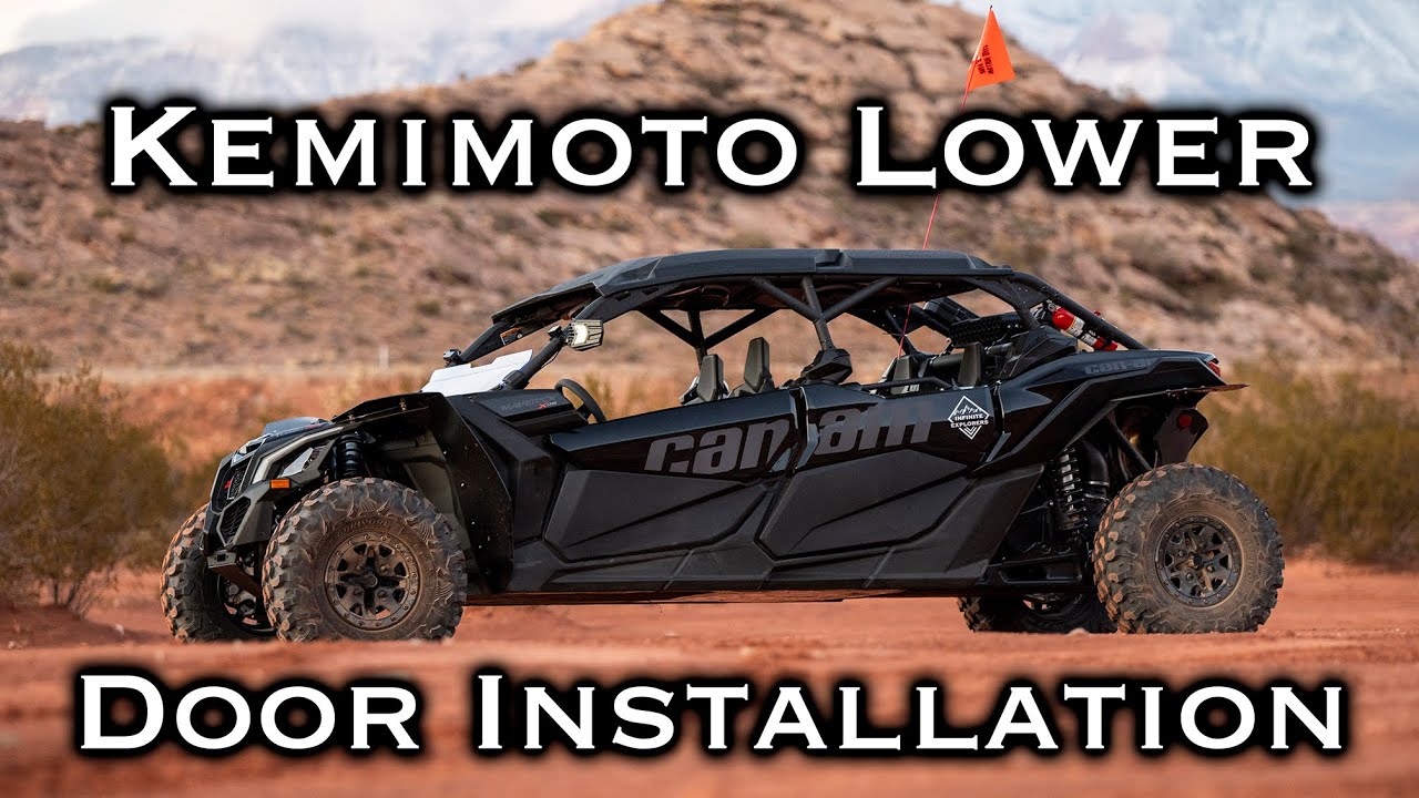 Kemimoto Lower Door Install on 2022 CanAm X3 Max