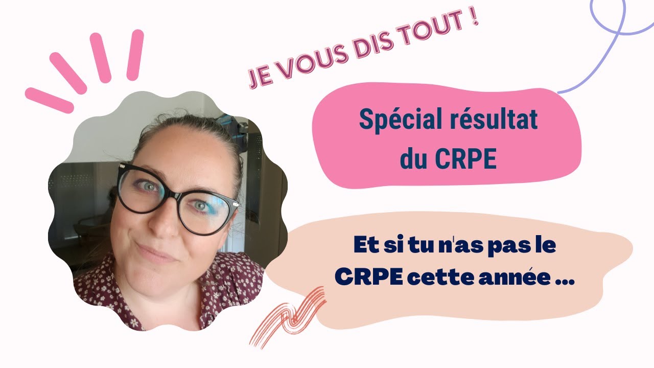 Et si tu n'as pas le CRPE cette année ?? | Conseils, motivation...