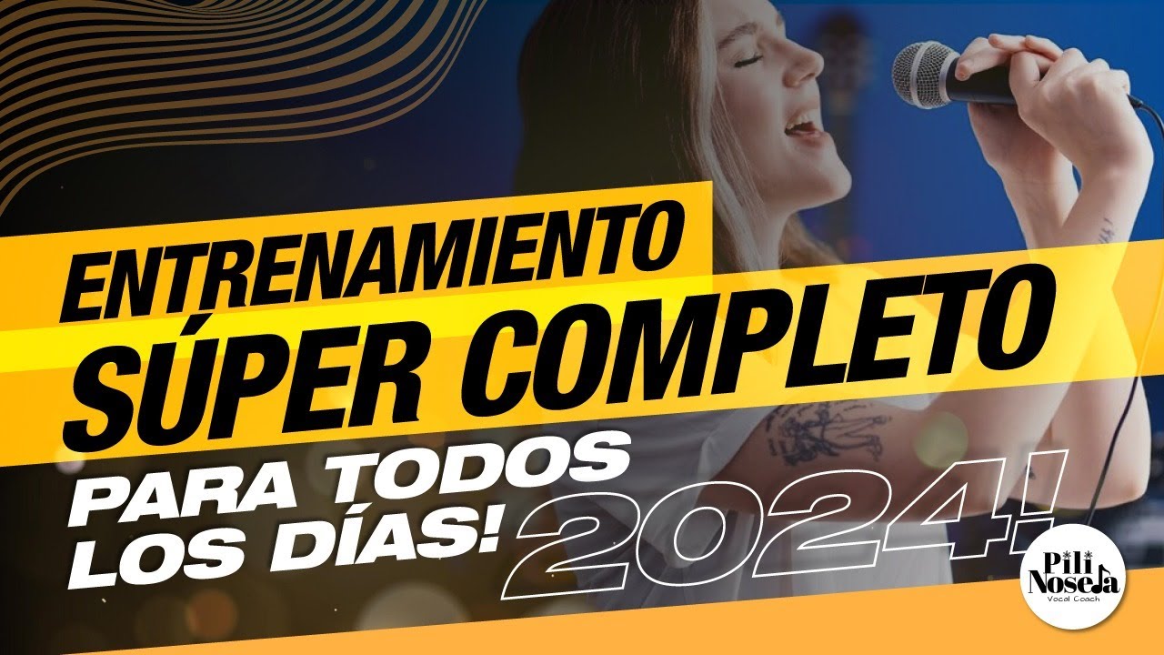Entrenamiento vocal s&uacute;per completo para todos los d&iacute;as