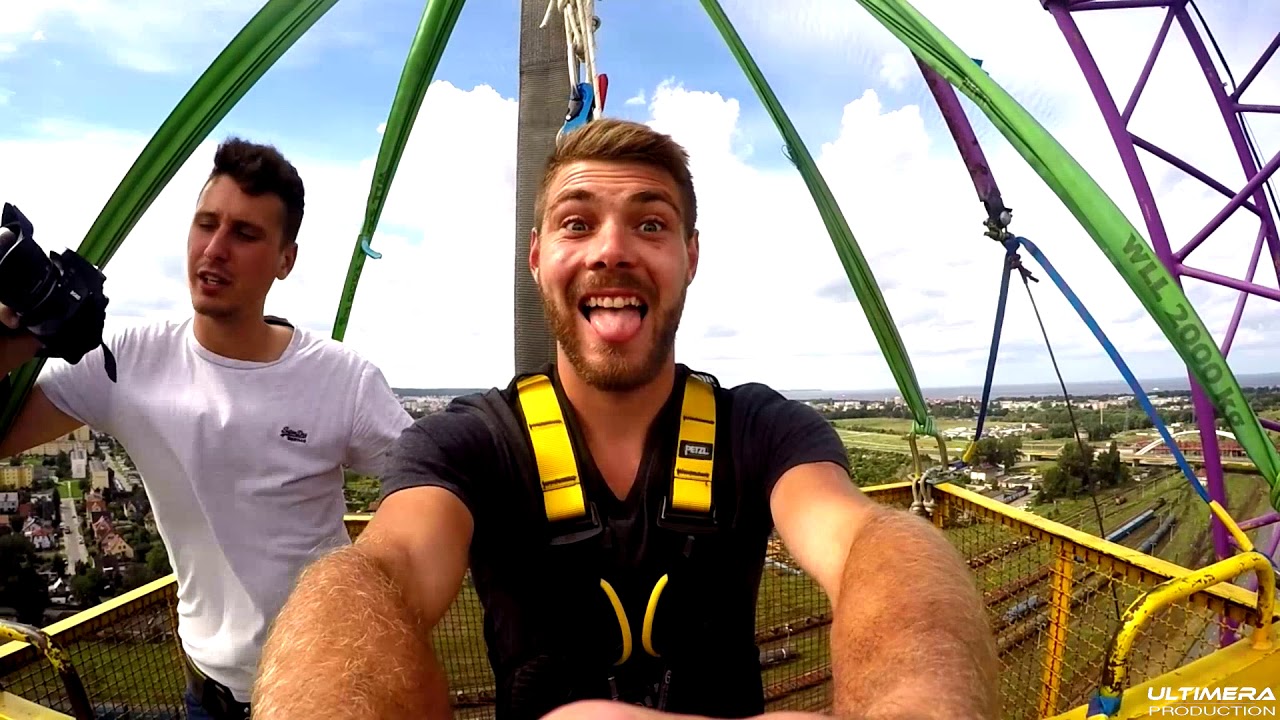 Ultimera production test bungyjump in polen