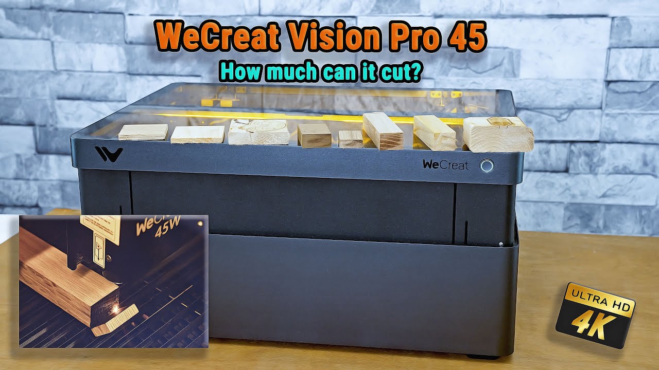 WeCreat Vision Pro 45  Cut Testing