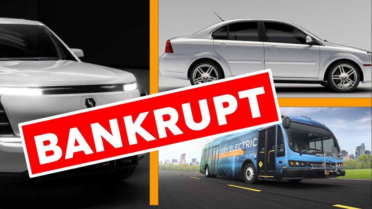 Five EV Companies That FAILED And Went BANKRUPT