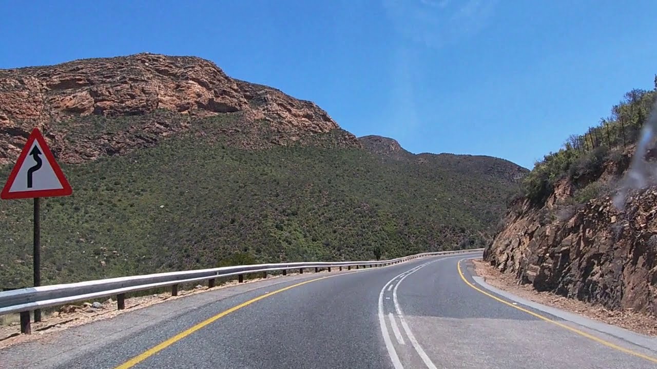 CALITZDORP TO HUIS RIVER PASS DRIVING - SOUTH AFRICA.