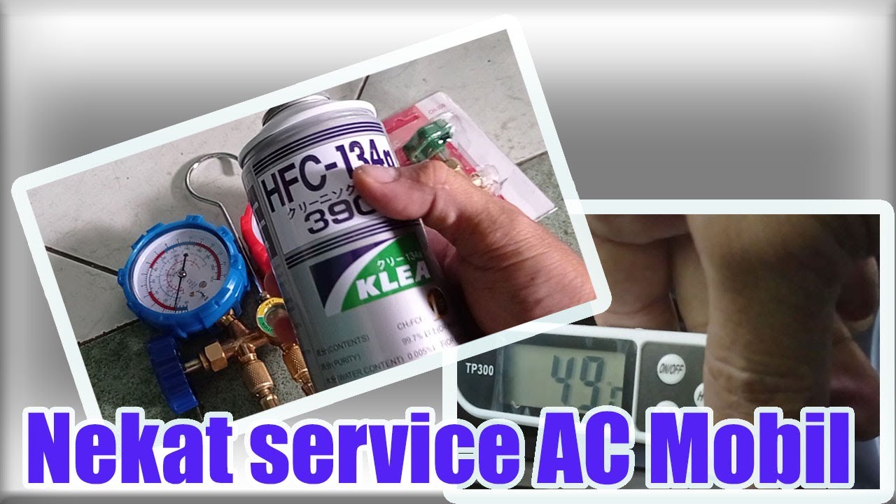 Nekat service AC mobil dirumah
