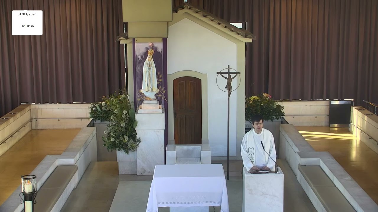 Terço a Nossa Senhora de Fátima desde a Capelinha das Aparições 01.03.2026