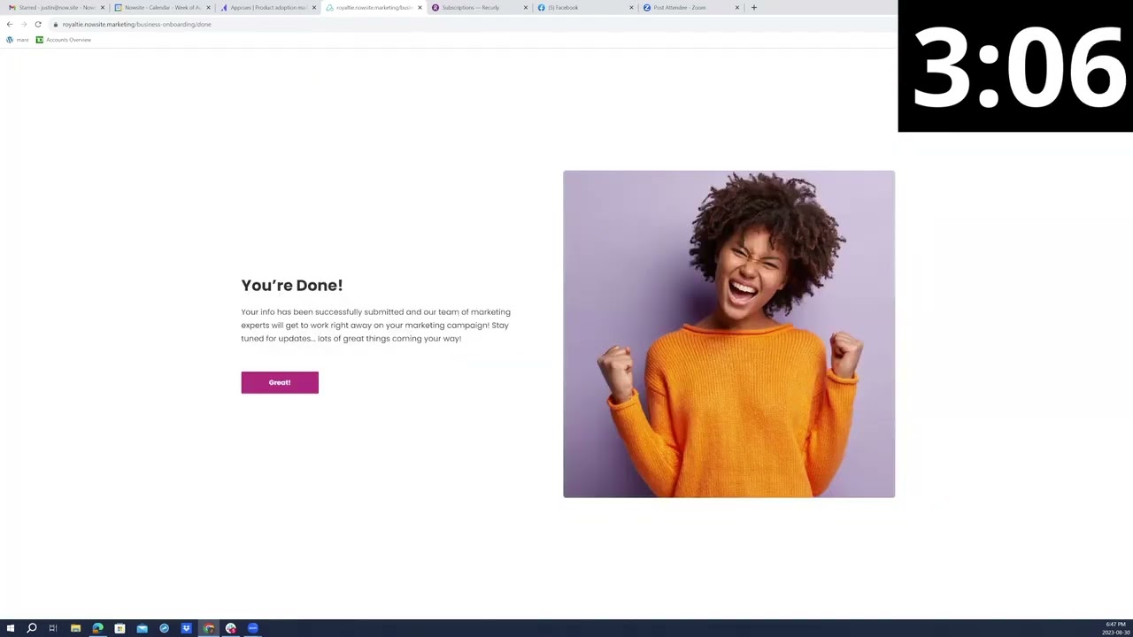 Nowsite - get in under 5 min: Personal Brand, Website, Email Campaign, Prospects, Social Post