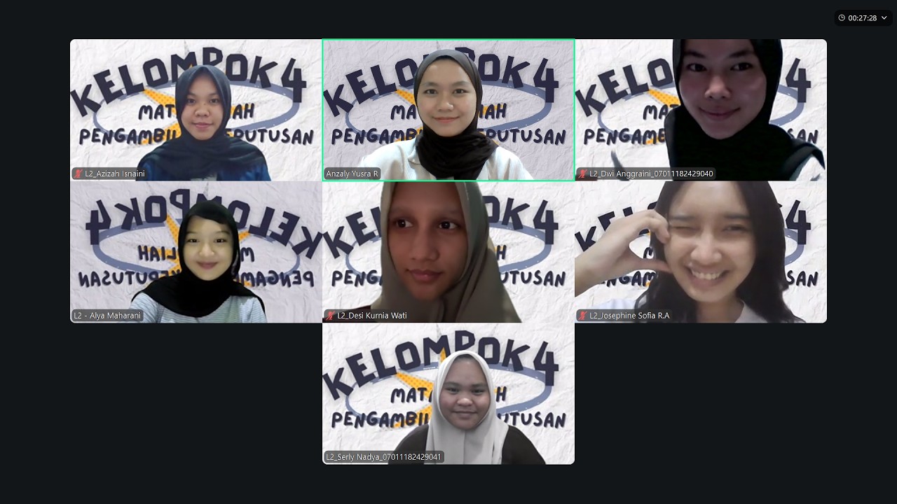 PRESENTASI PPT KELOMPOK 4 I PENGAMBILAN KEPUTUSAN