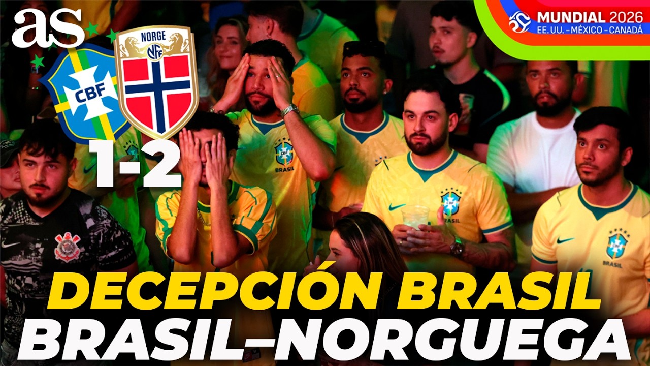 &iexcl;DESOLACI&Oacute;N absoluta en BRASIL tras el FRACASO en el MUNDIAL y la ELIMINACI&Oacute;N!| BRASIL 1 - NORUEGA 2