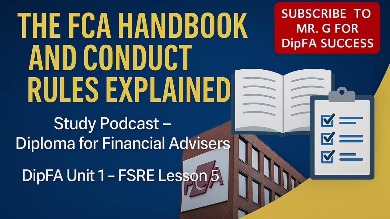 DipFA (Раздел 1) Урок 5 &mdash; Справочник FCA и правила поведения | Учебный подкаст!