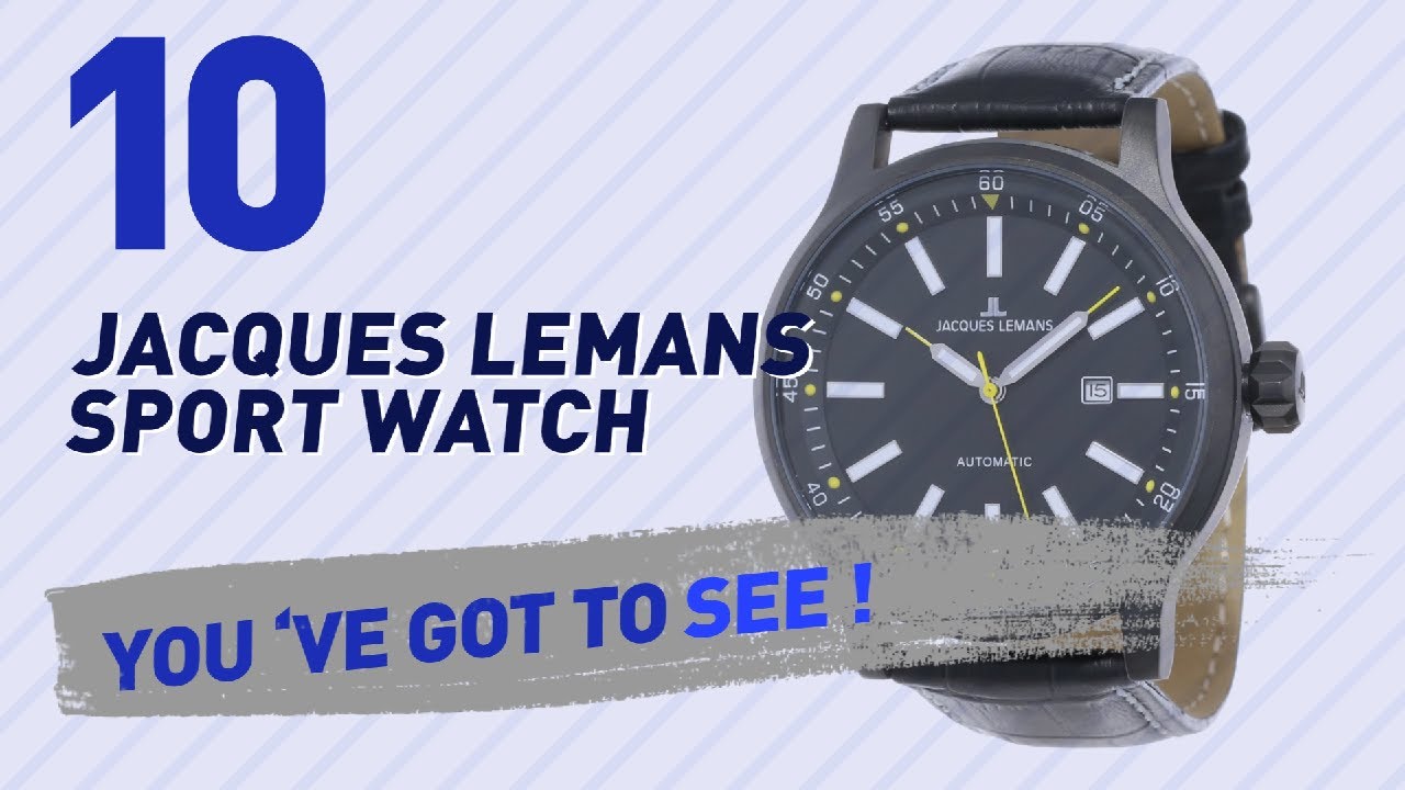 Jacques Lemans Sport Watch For Men // New & Popular 2017