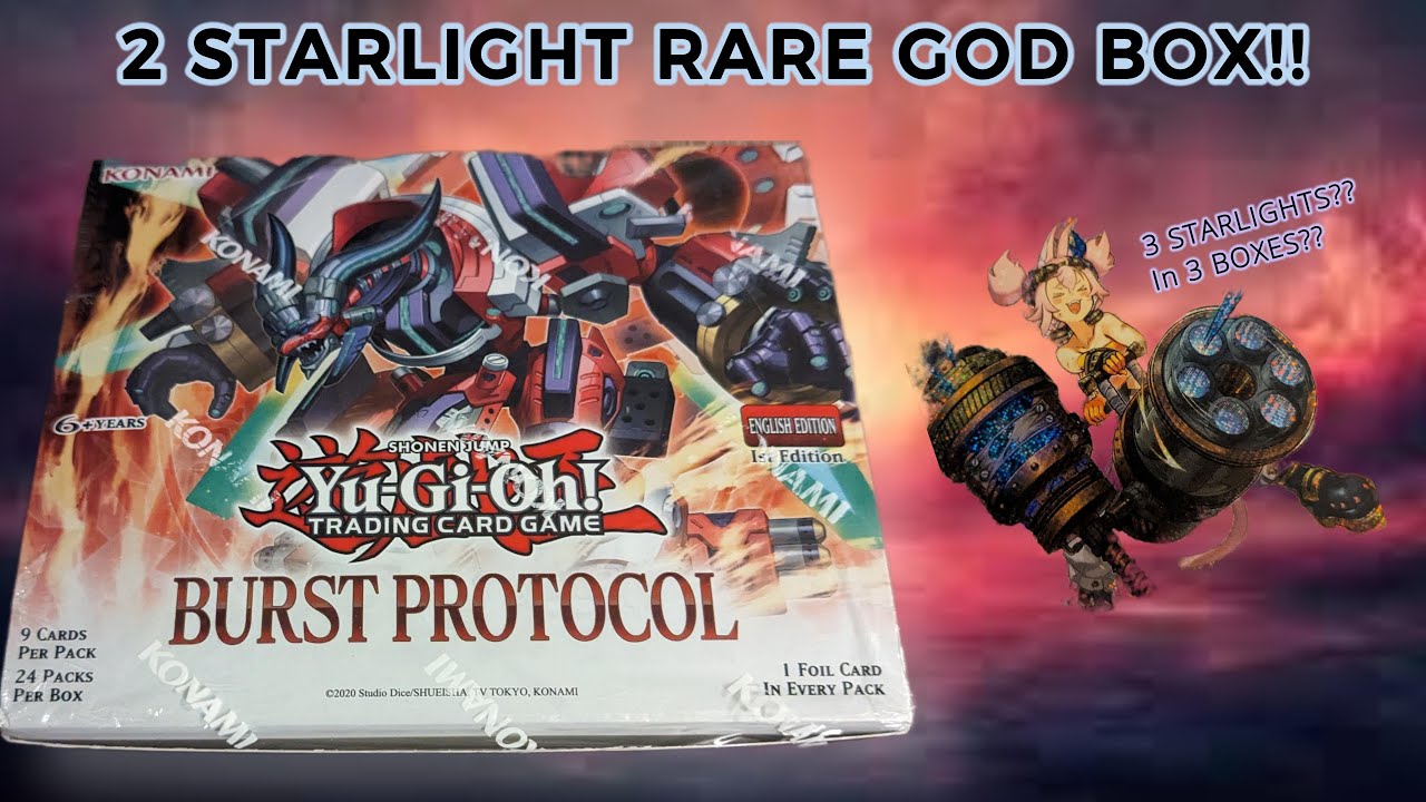 GOD BOX Uncovered in 3 Burst Protocol Yu-Gi-Oh Box Openings!!