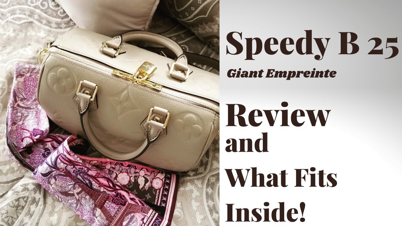 SPEEDY 25 BANDOULIERE GIANT EMPREINTE | Review and What Fits!