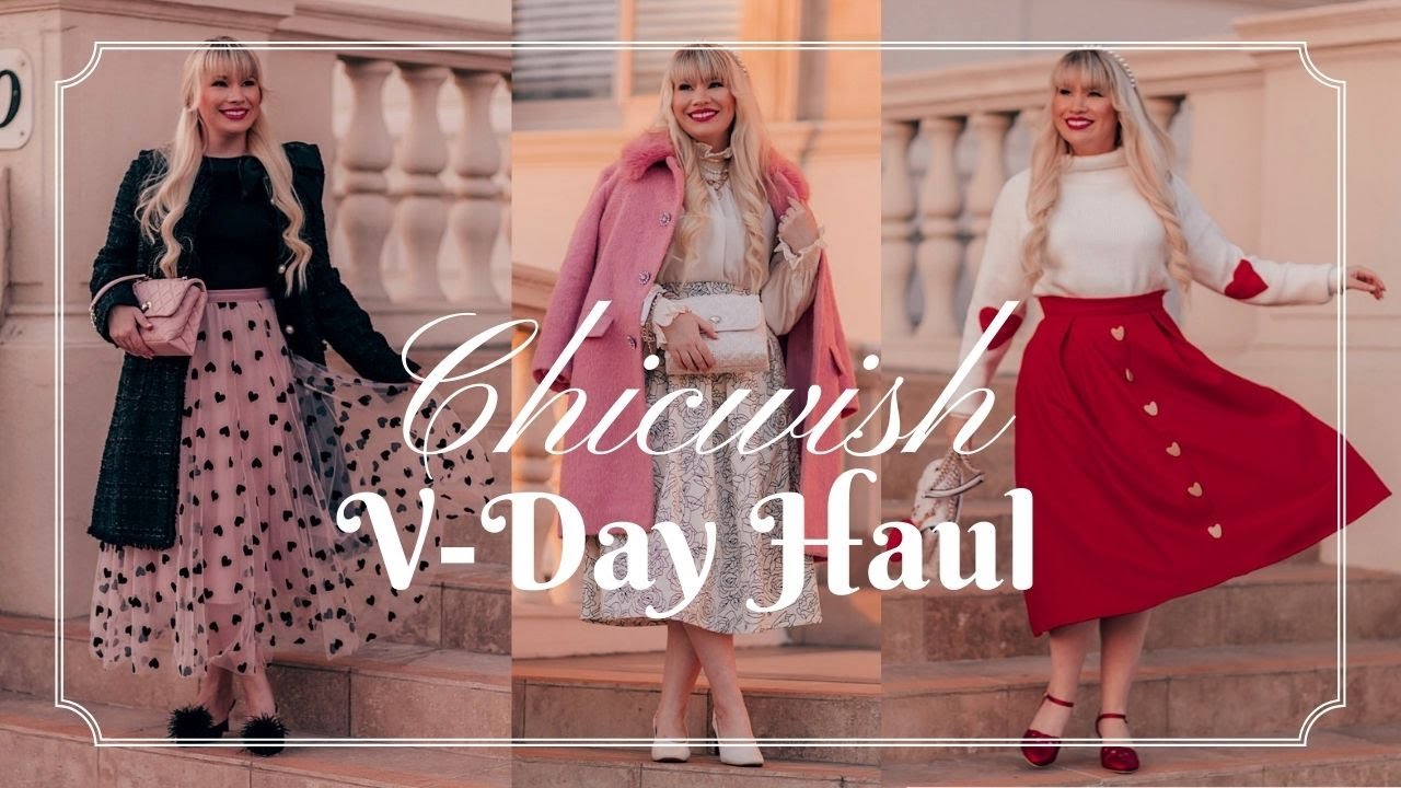 IS CHICWISH LEGIT? | 9 Valentines Day Outfits & Chicwish Skirts Try On Haul Review