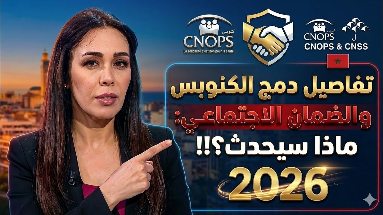 🟠 تفاصيل دمج الكنوبس CNOPS مع الصندوق الوطني للضمان الاجتماعي CNSS !!! @beintendance