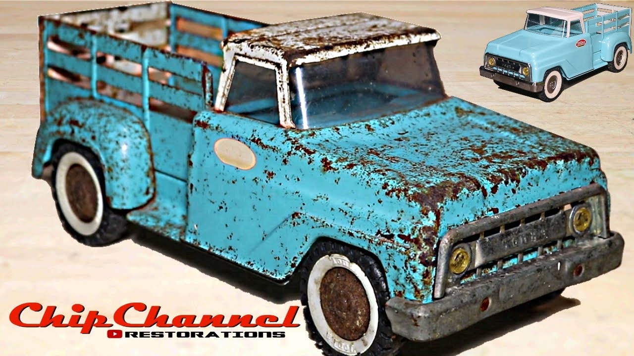 1965 66 Tonka Farm Stake Truck Restoration