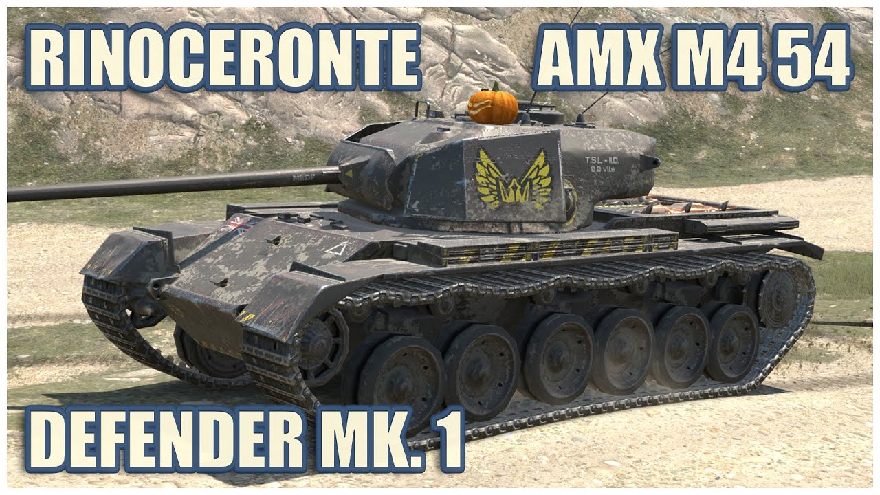 Defender Mk. 1, Rinoceronte & AMX M4 54 • WoT Blitz Gameplay