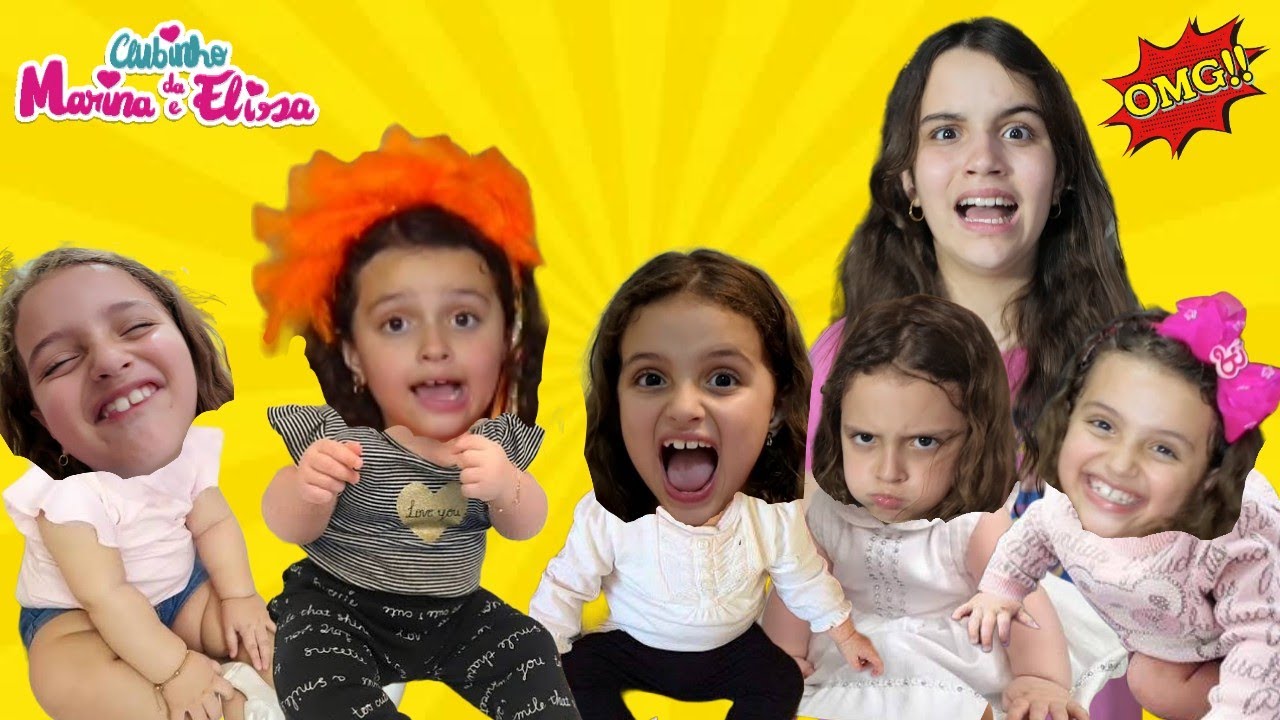 Marina brinca de babá por um dia com várias Elisas