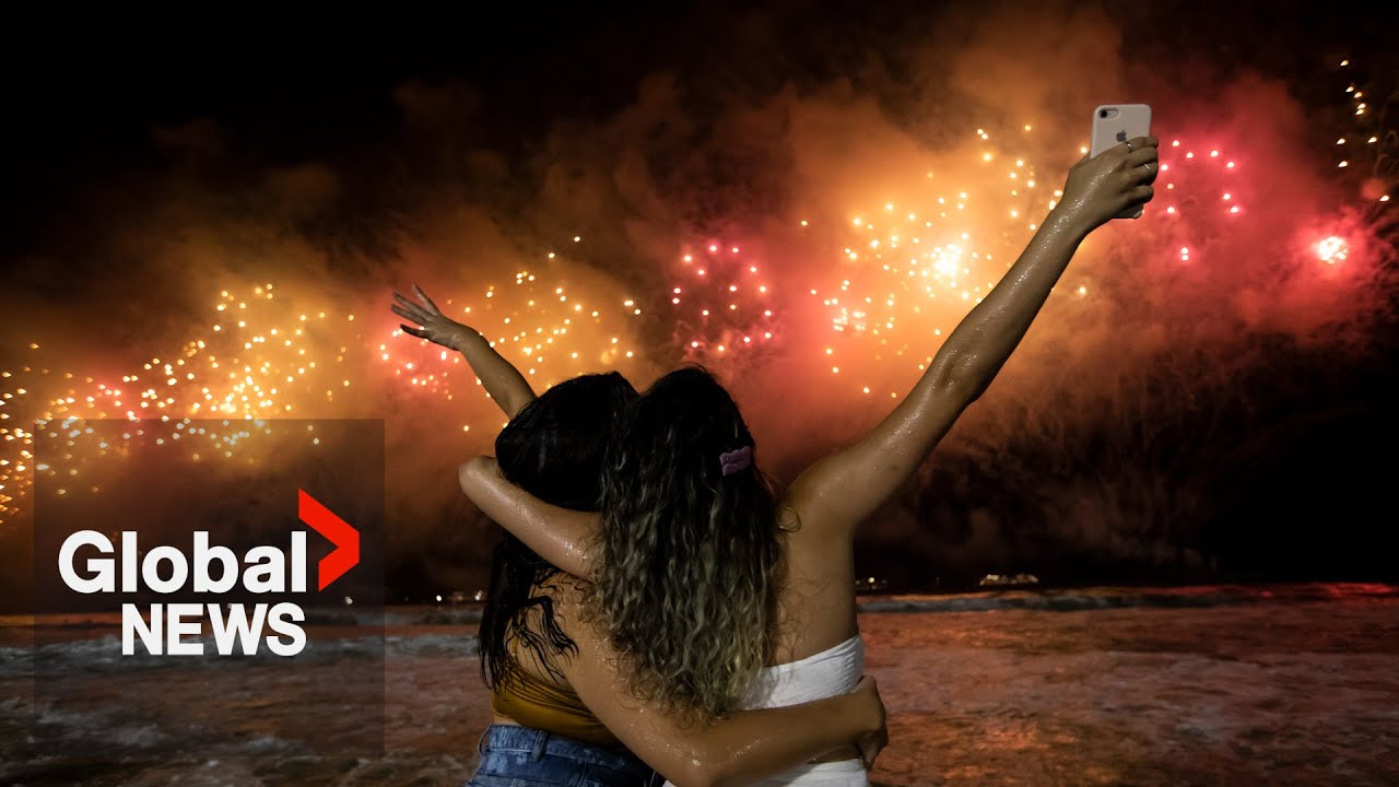 New Year's 2023: Copacabana beach sizzles in Rio de Janeiro as fireworks illuminate night sky