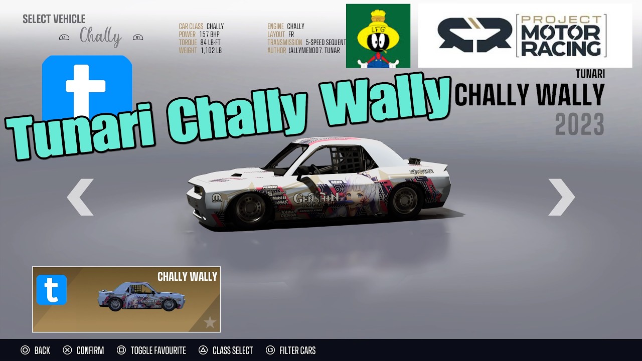 Tunari Chally Wally / Project Motor Racing / New mod March 27/26