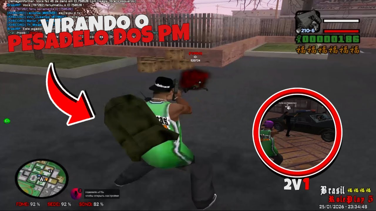 VIRANDO O PESADELO DOS PM NO BRASIL ROLEPLAY!!!!!