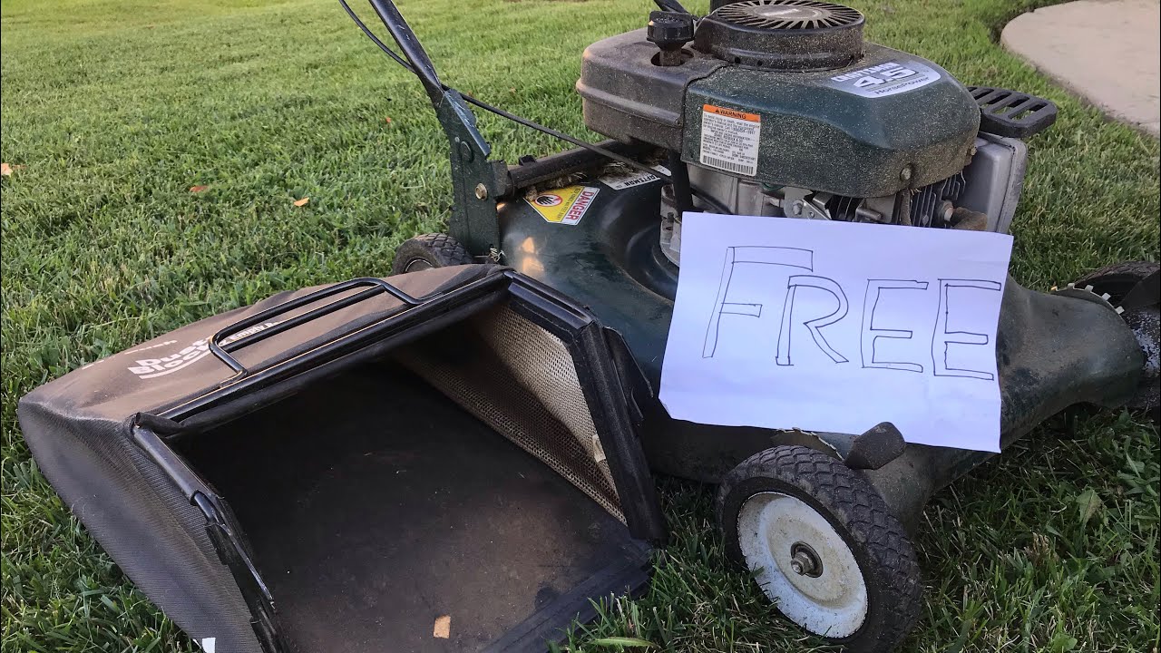 I Found a Free Mower