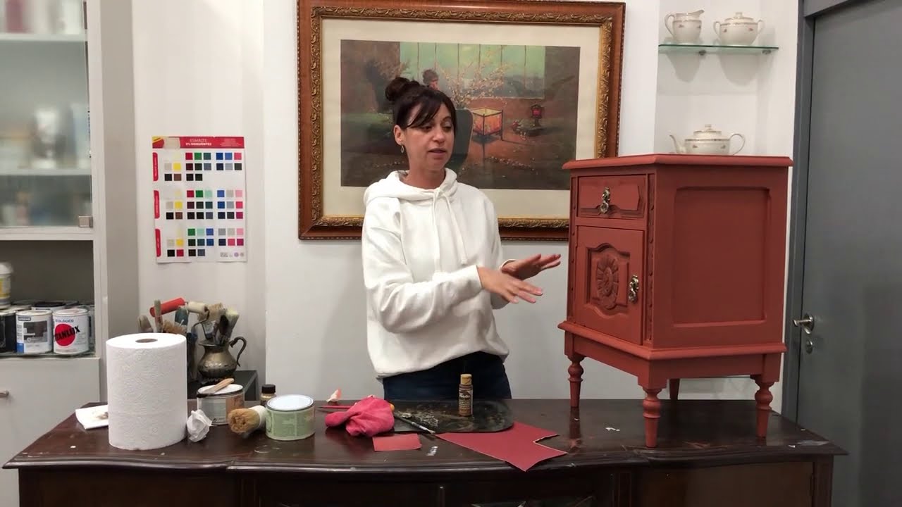 Как покрасить мебель самодельной краской мелом, шаг за шагом