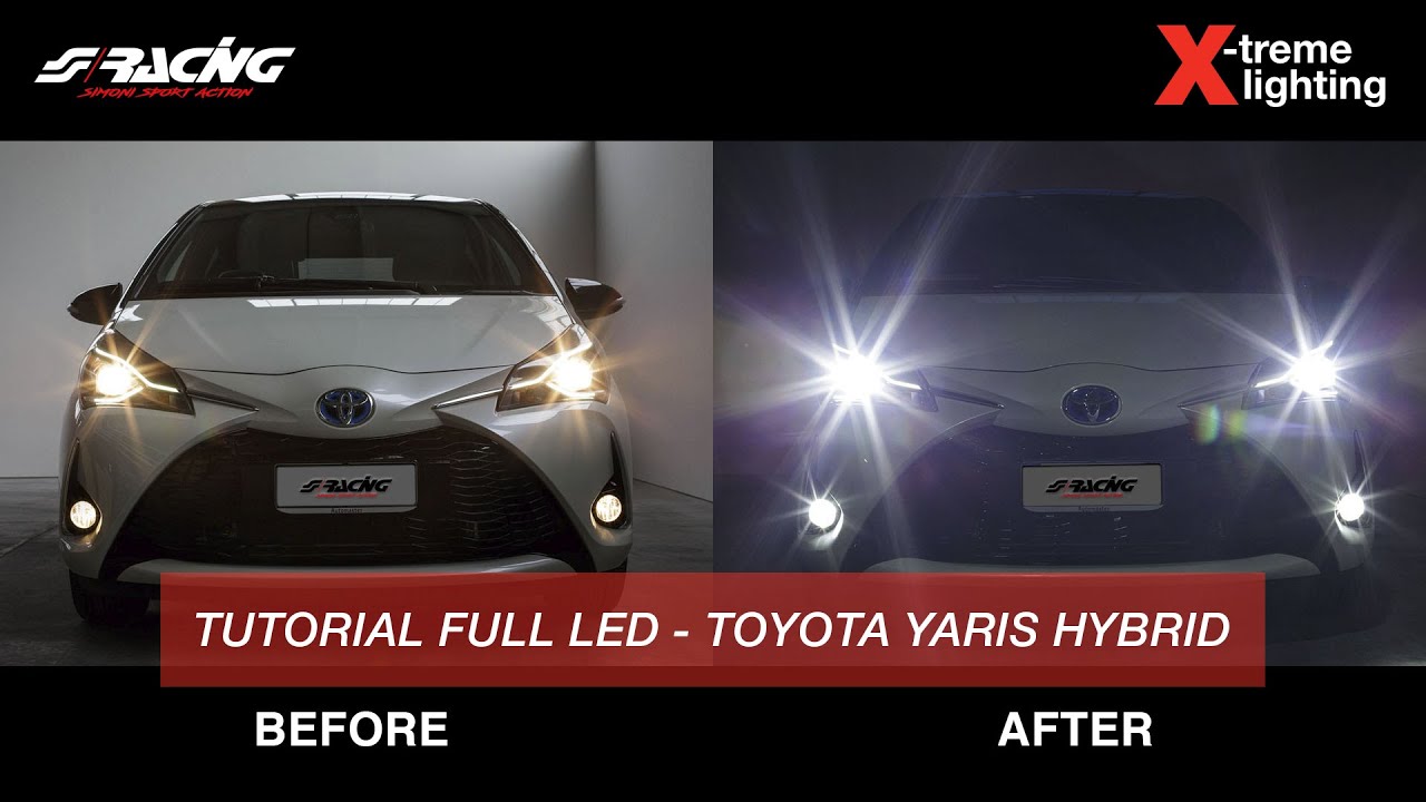 [ENG] Toyota Yaris Hybrid Full Led Conversion - Simoni Racing