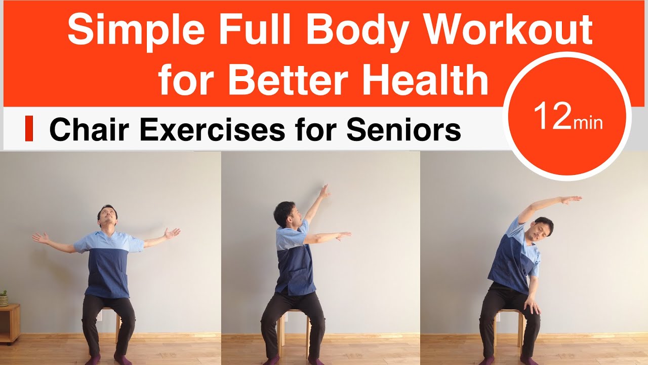 12-MIN | Simple Full Body Chair Workout for Better Health