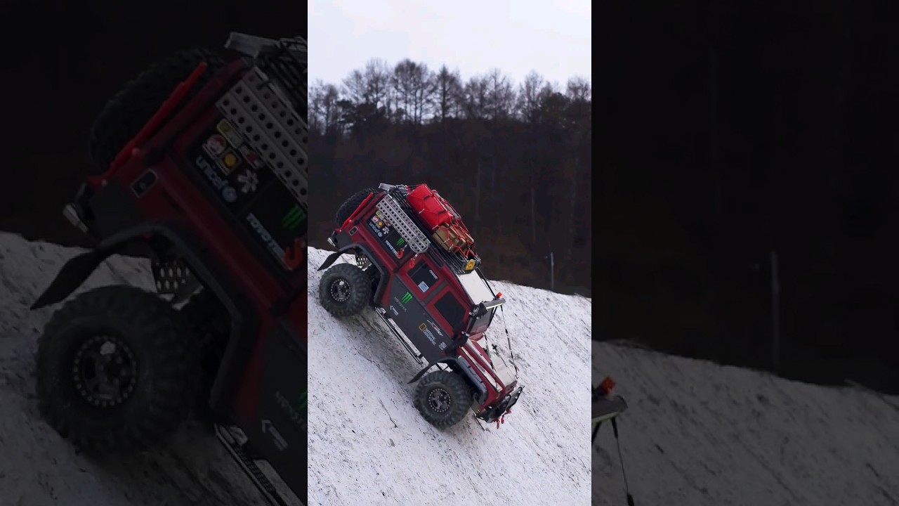 1/10 scale RC Trx4 Defender D110 | off-road driving | S23 Ultra 8K Videos #shorts