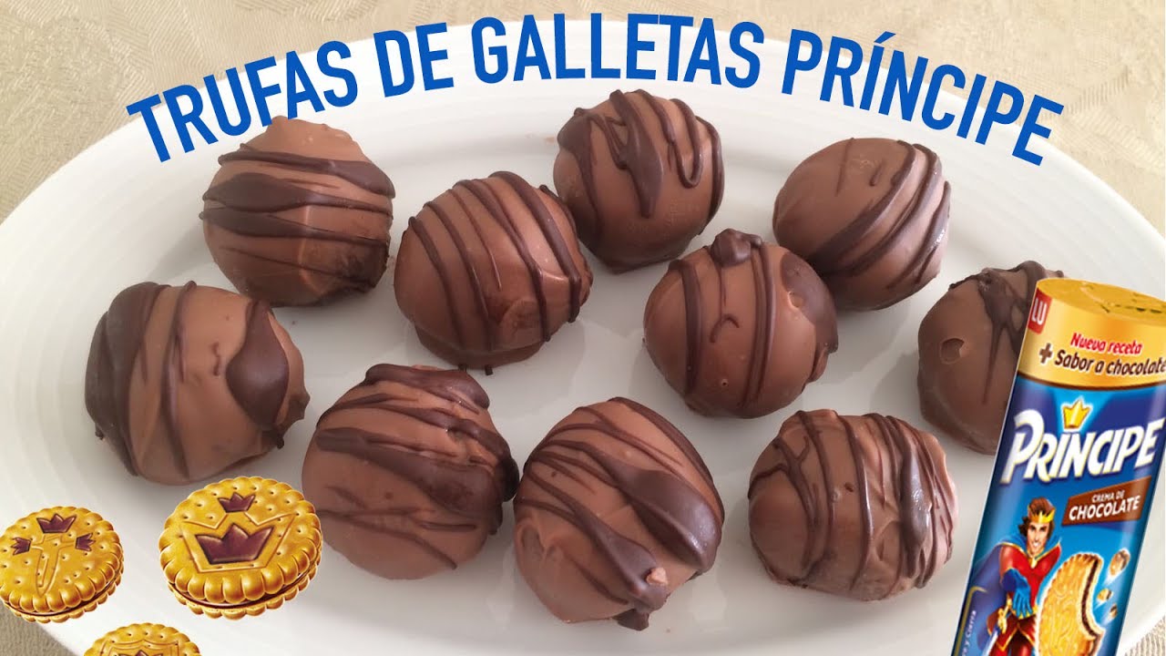 Trufas de galletas Príncipe