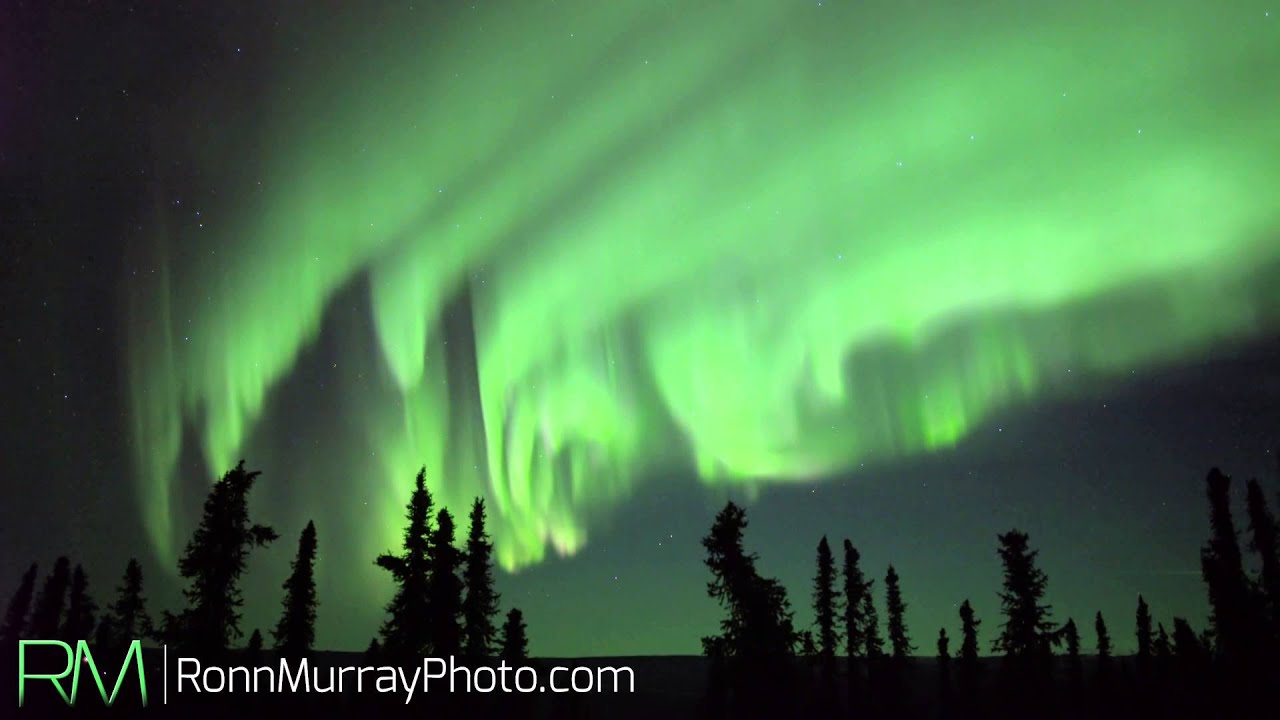 Sony a7SII 4K ISO 51,200 Northern Lights Low Light Test Footage Video in Alaska