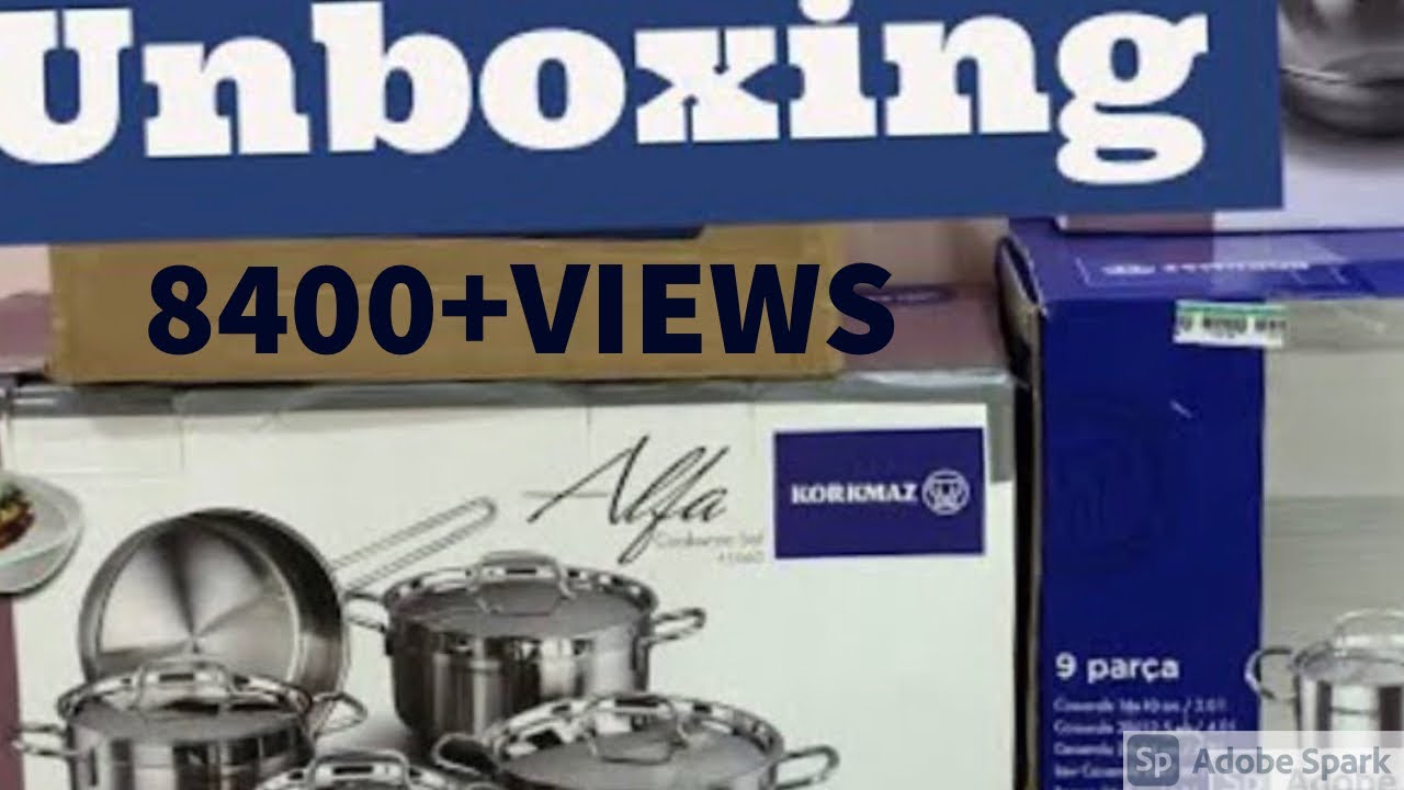 Cookware reviews revealed | Unboxing cookwares | Korkmaz | Imported cookware collections unboxing
