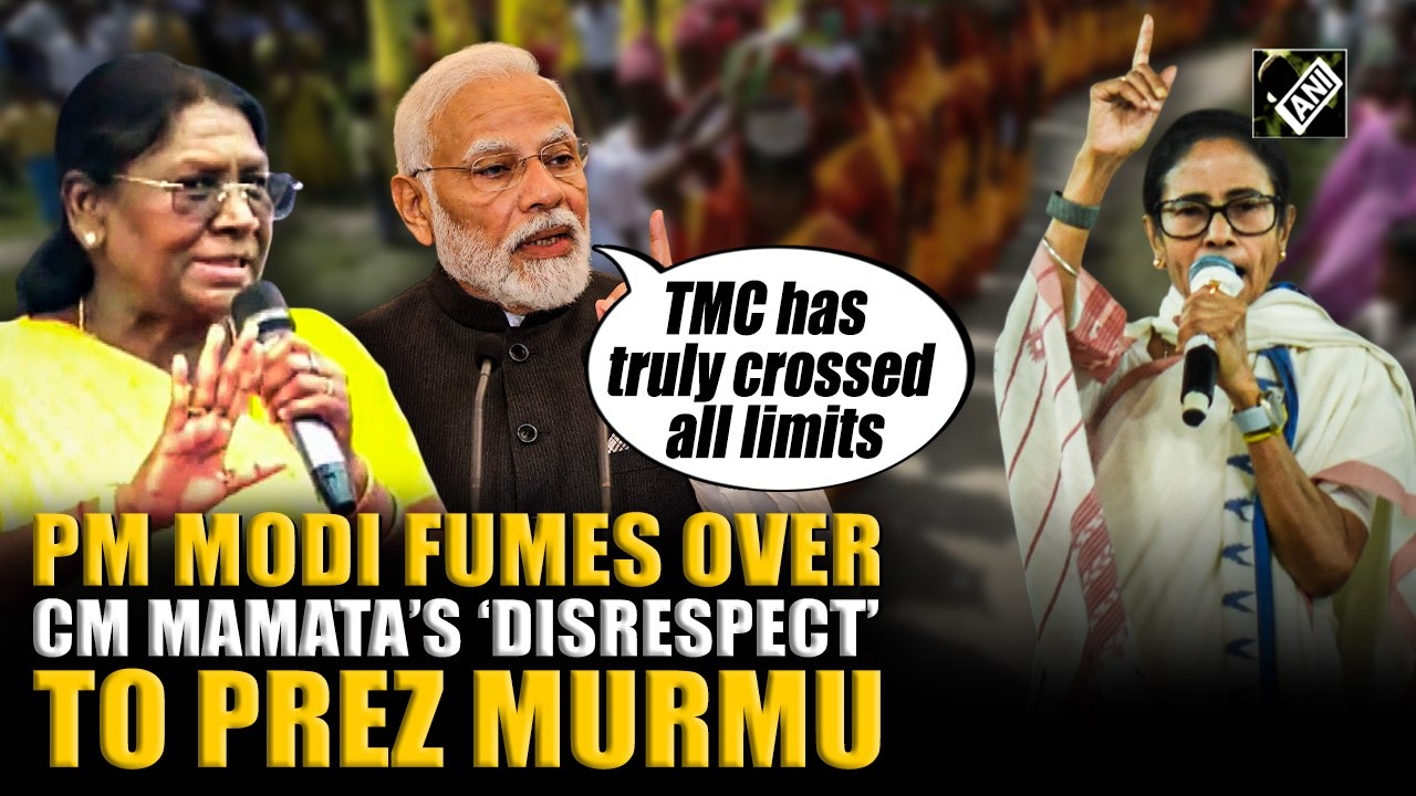 PM Modi condemns TMC, demands respect for President Murmu and Santal community culture