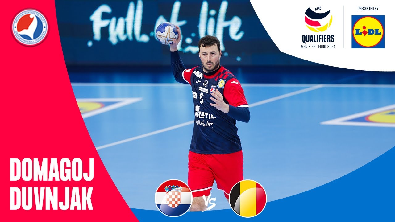 Nevjerojatan #crohandball kapetan Domagoj Duvnjak &ldquo;ide na glavu&ldquo; za svaku loptu! | CROvsBEL