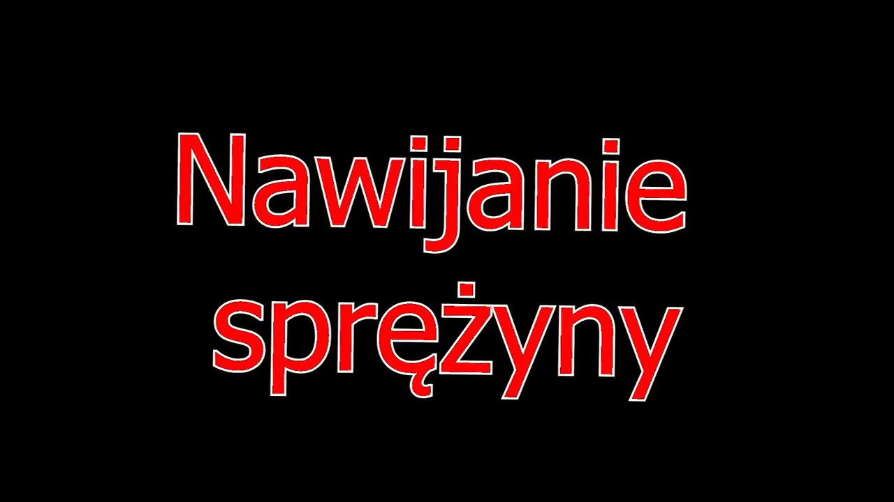 Nawijanie sprężyny na tokarce