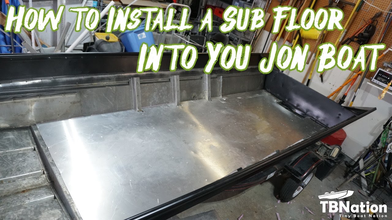 Installing a Subfloor into my Jon Boat-- 1542 Jon Boat