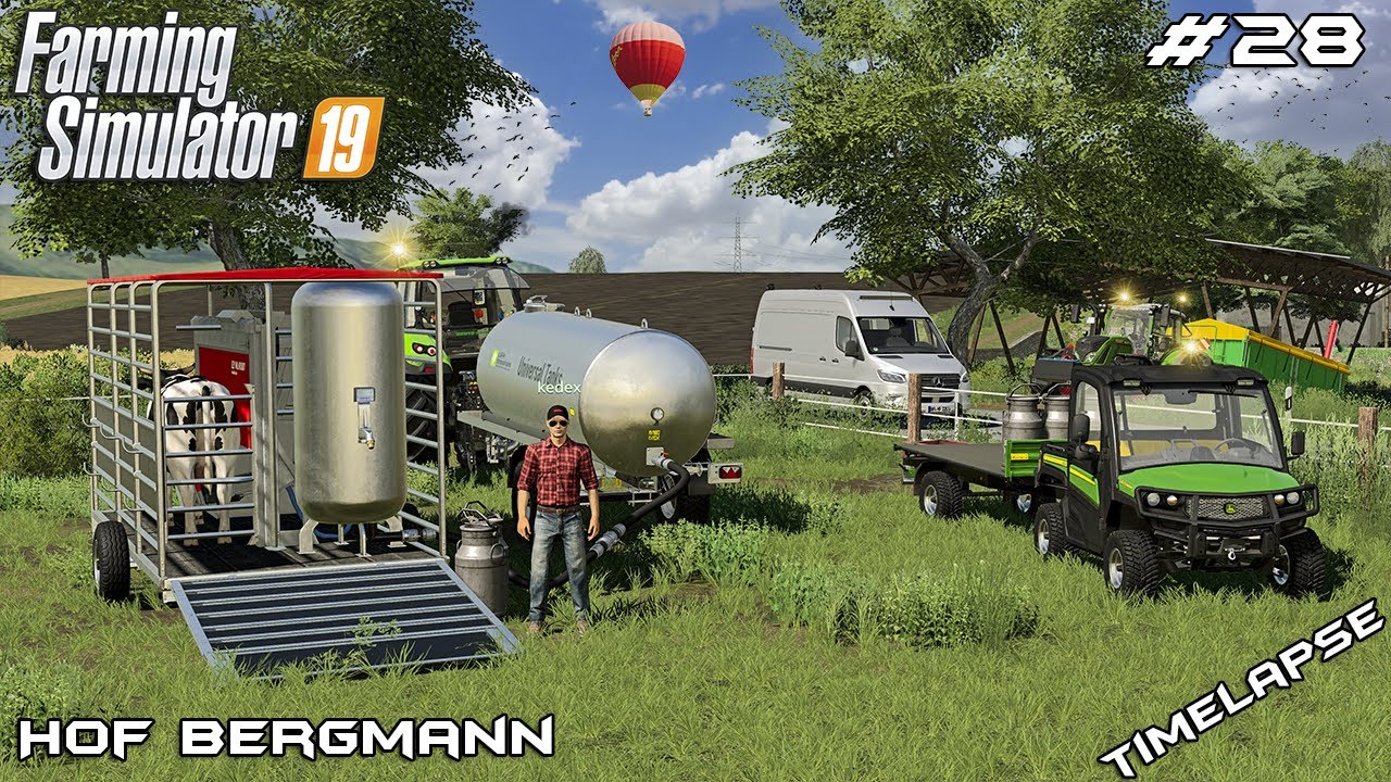 Заработок 40 000 евро на продаже товаров с @kedexworld | Хоф Бергманн | Farming Simulator 19 | Эп...