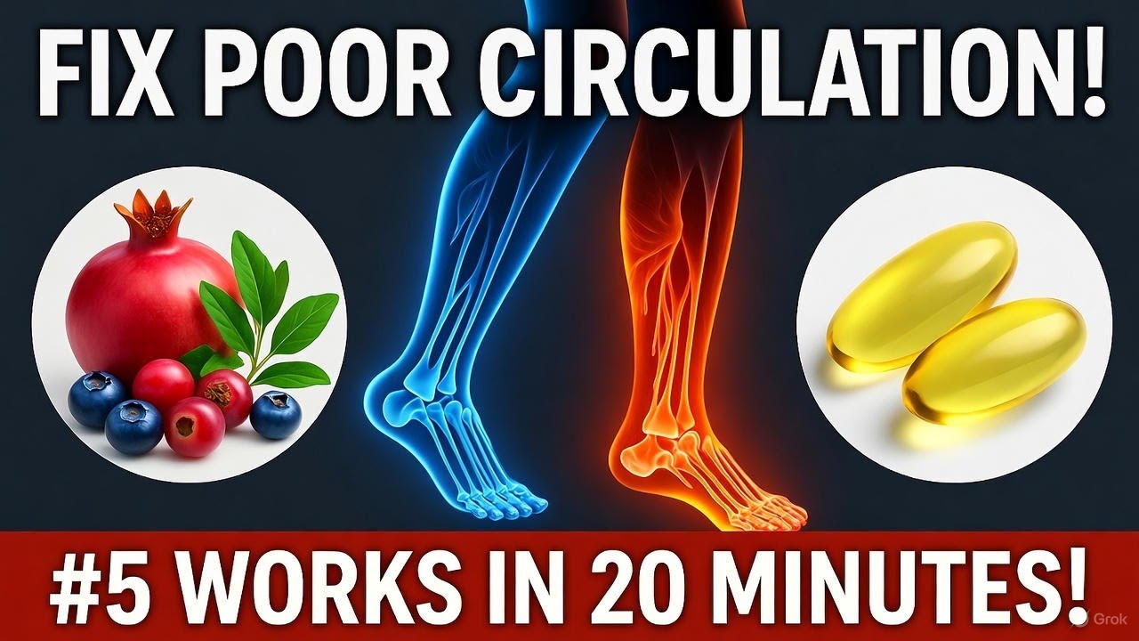 Top 5 Foods to improve blood circulation in legs and feet 