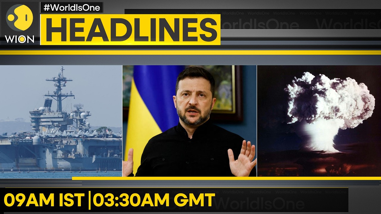 Zelensky: Russian Strikes Continue Amid Talks | WION Headlines