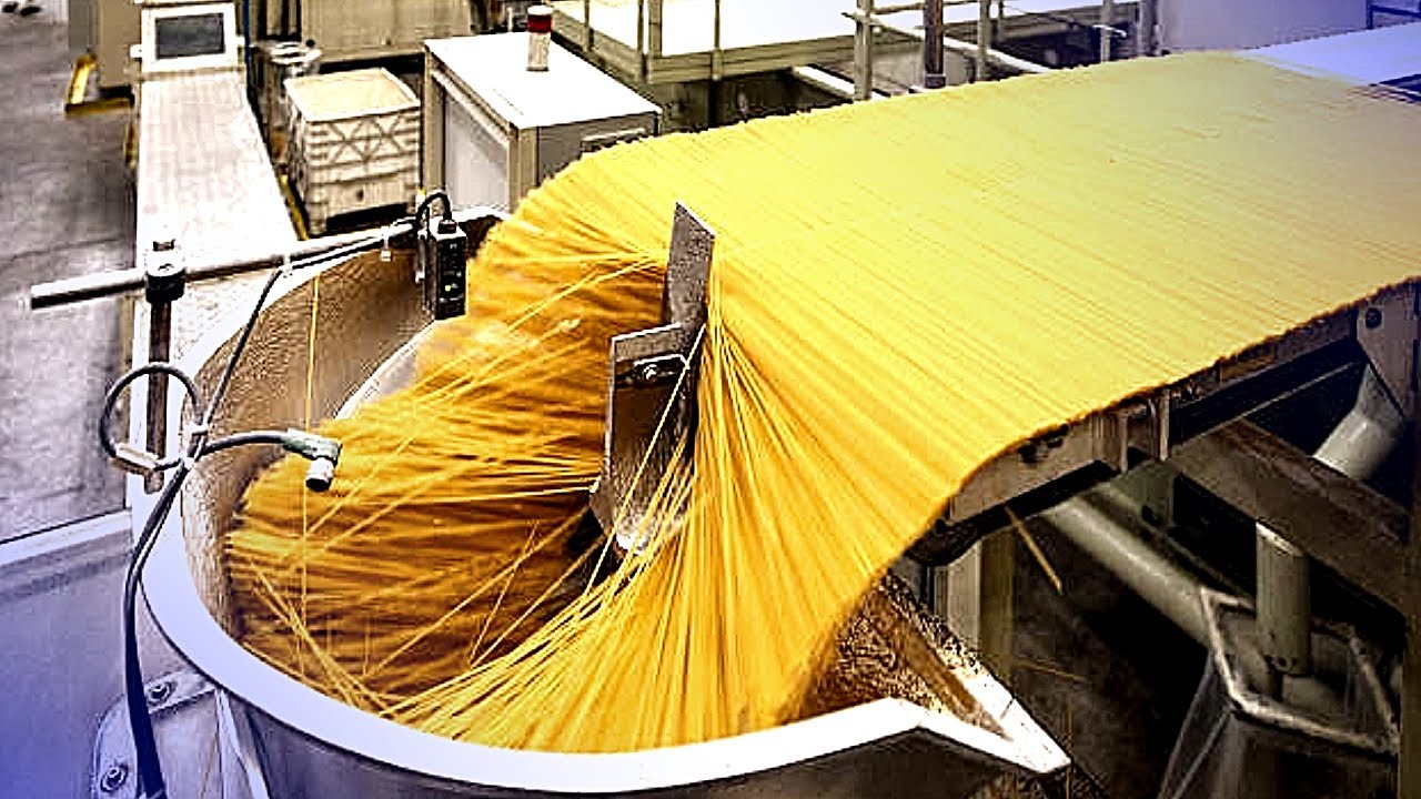 Como é Feito a Massa de Macarrão - Como o Espaguete é Produzido em Escala Global