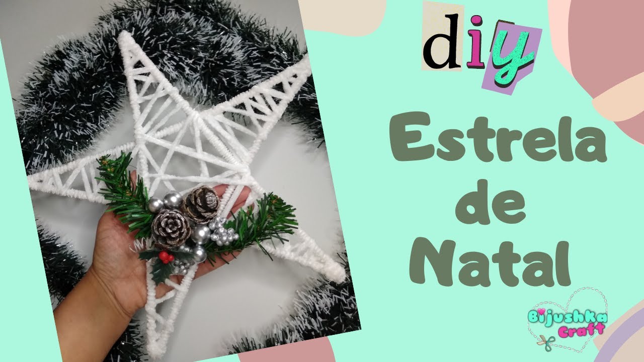 Como Fazer Estrela de Natal - Diy Enfeite de Natal