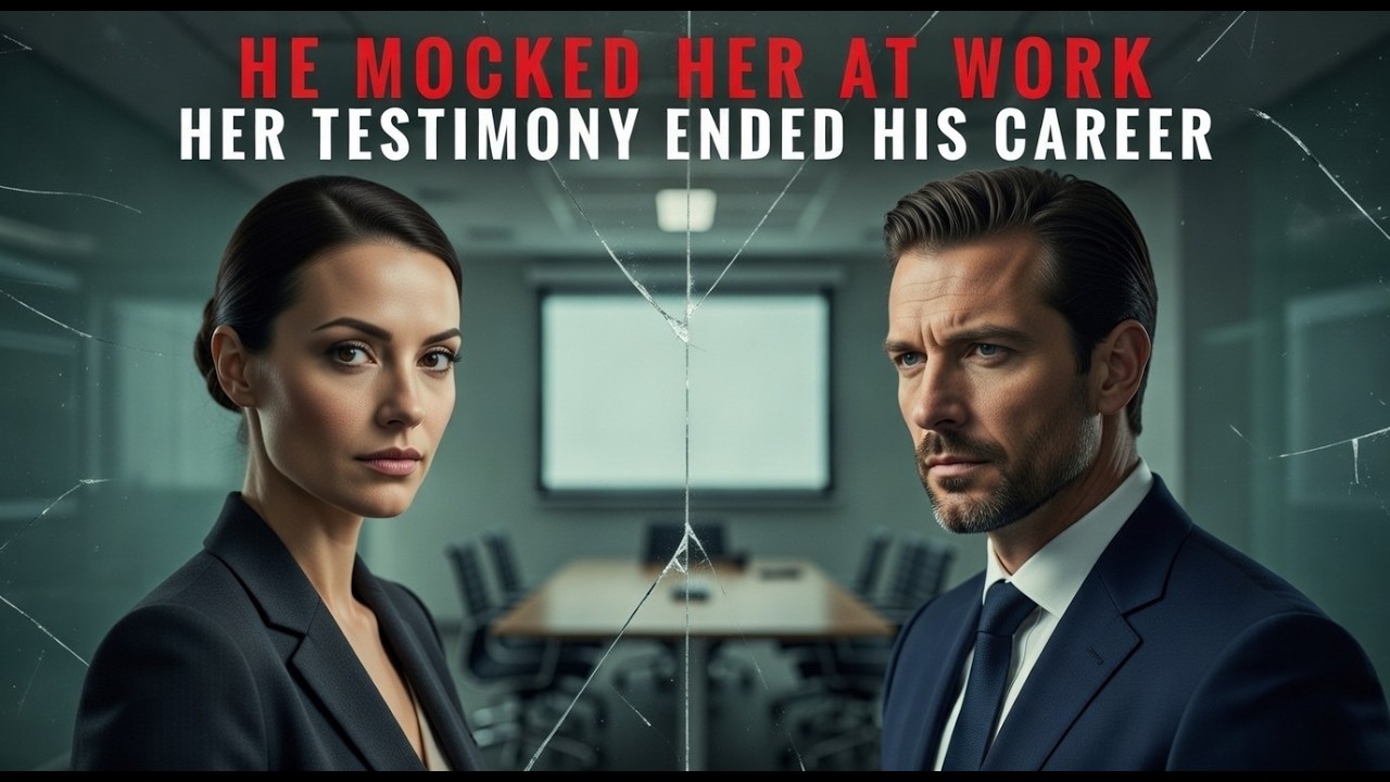 He Mocked Her at Work Until Her Testimony Ended His Career