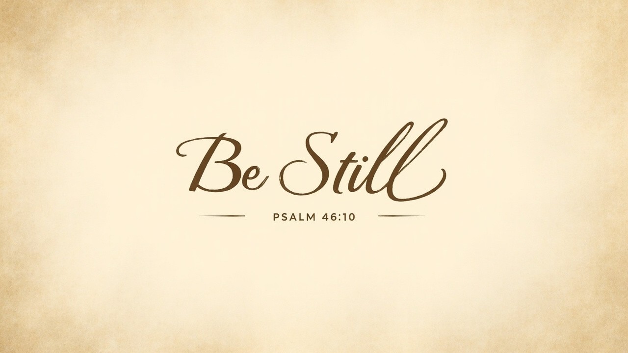 Be Still | Inspired by Psalm 46:10