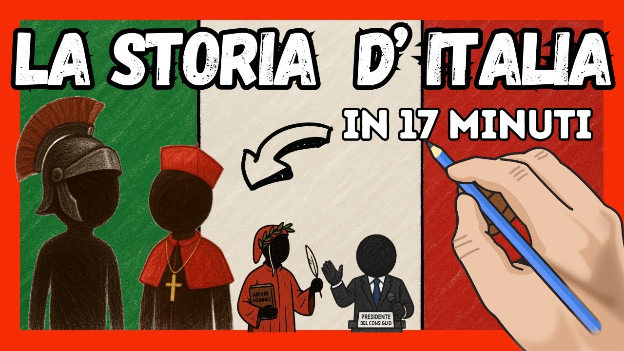 ✅ La Storia d’Italia-Dagli Etruschi a Oggi in 17 Minuti