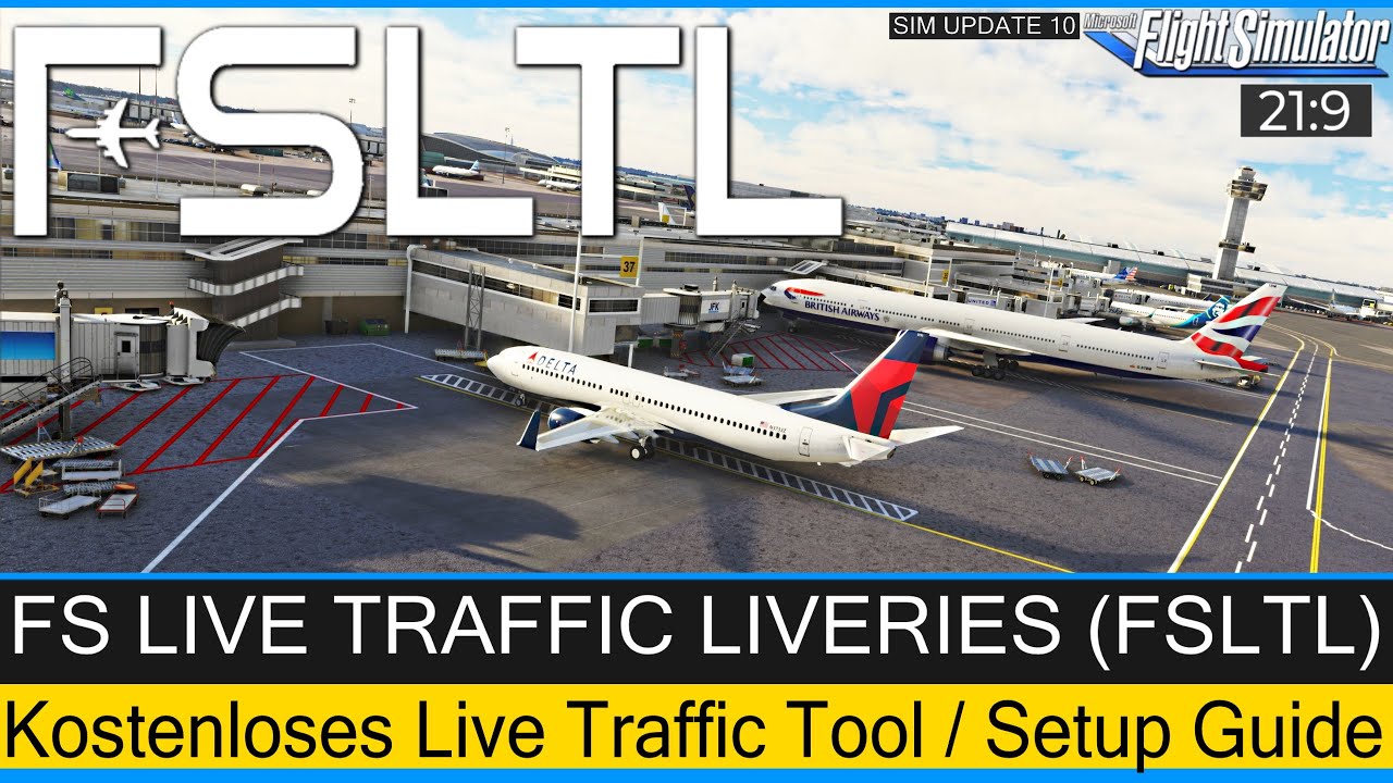 FS LIVE TRAFFIC LIVERIES - Kostenloses Live Traffic Tool / Setup Guide ★ Flight Simulator