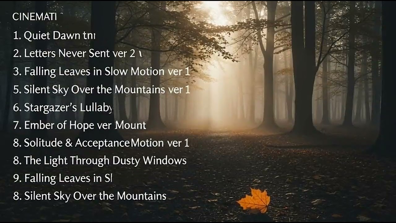 Epic Emotional Ambient Soundscape for Dramatic Visuals